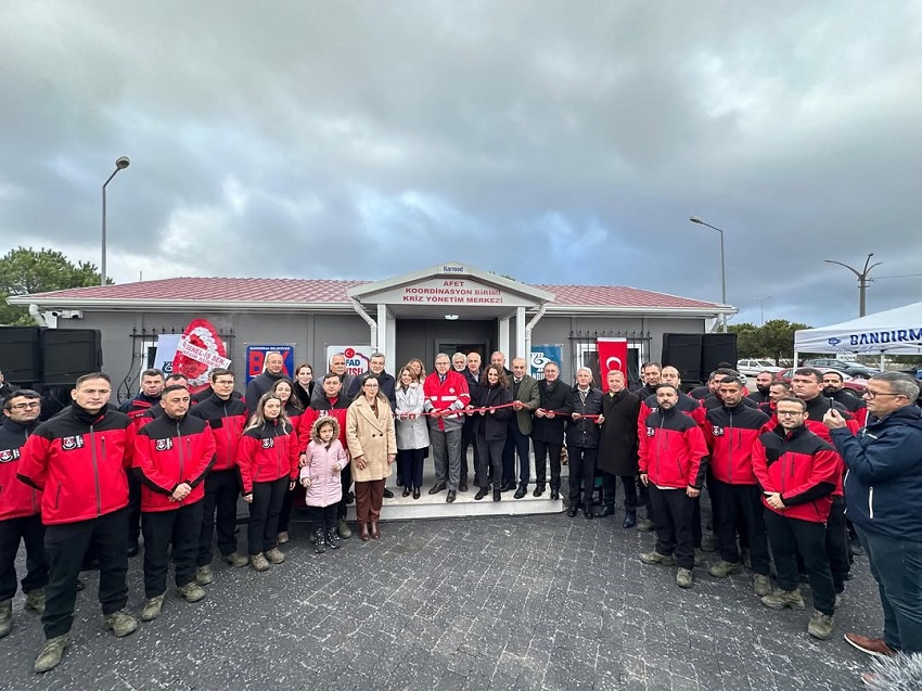 Bandırma’da Afet Koordinasyon ve Kriz Yönetimi Merkezi Açıldı