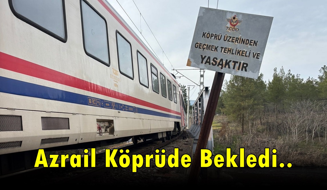 Balıkesir’de Kaza. Yolcu Treninin Çarptığı Yaya Öldü