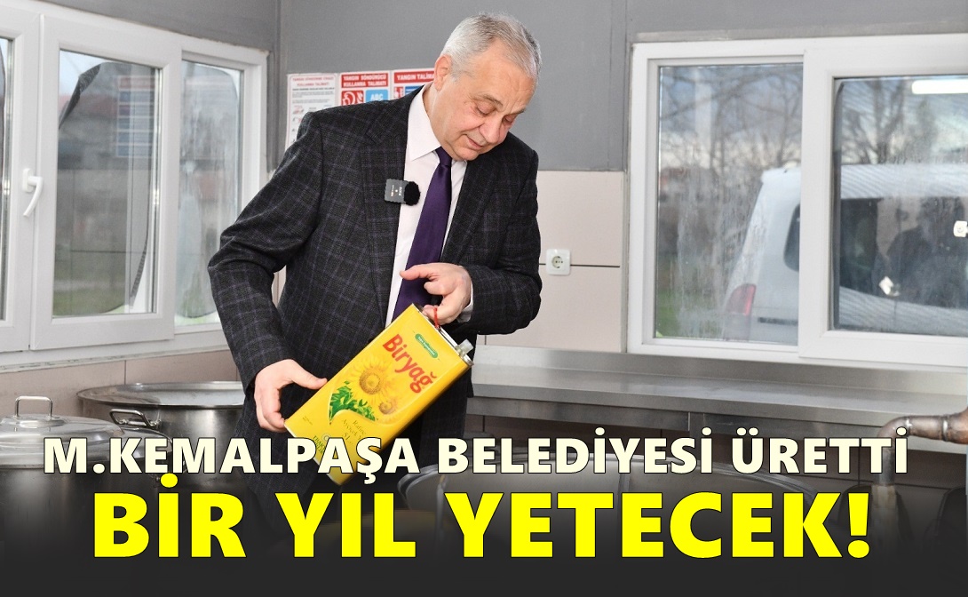 Mustafakemalpaşa Belediyesi’nin Ürettiği Ayçiçeği İhtiyaç Sahiplerinin Sofrasında