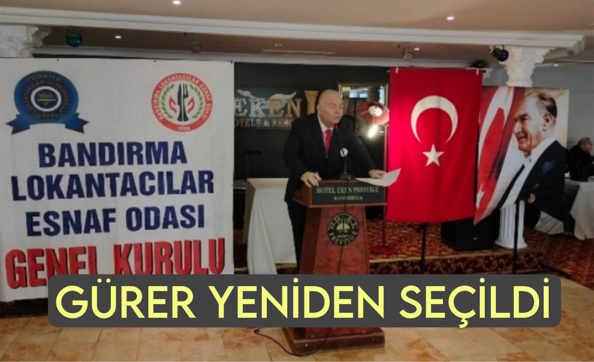 Lokantacılar Odası Kongresinde Hamit Levent Gürer Yeniden Seçildi