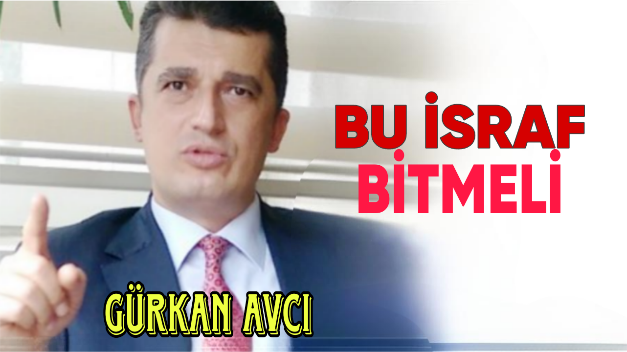 İNOSAM Başkanı Gürkan Avcı : Bu israf bitmeli Vergiler Eğitimde Sağlıkta Adalette Kullanılmalı