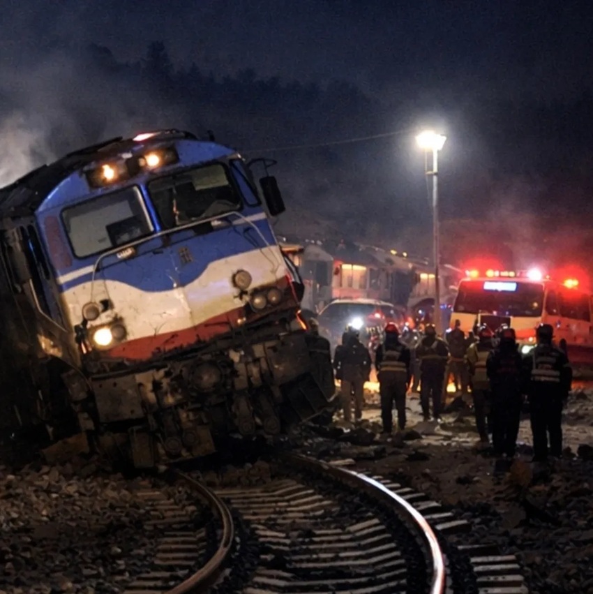 Balıkesir Savaştepe’de Heyelan Nedeniyle Tren Kazası