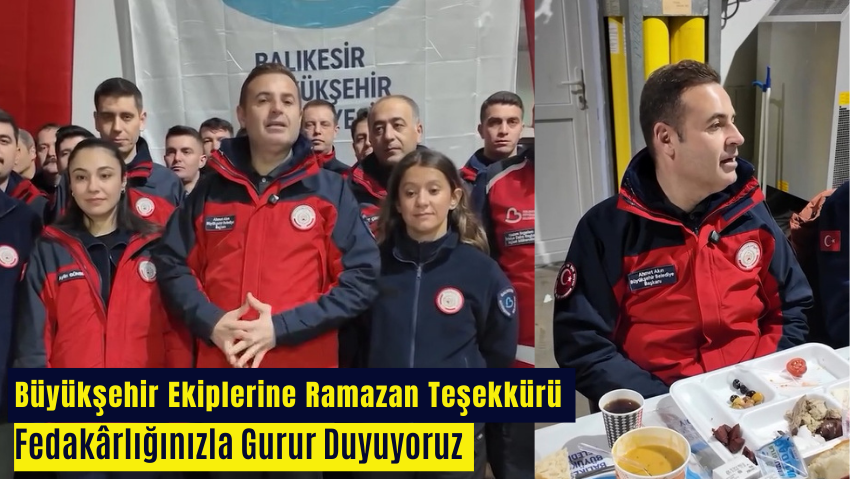 Ramazan’ın İlk Sahurunda Nöbetteki Personelle Buluşma