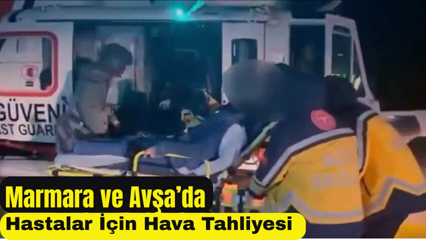 Deniz Kapandı, Yardım Havadan Geldi