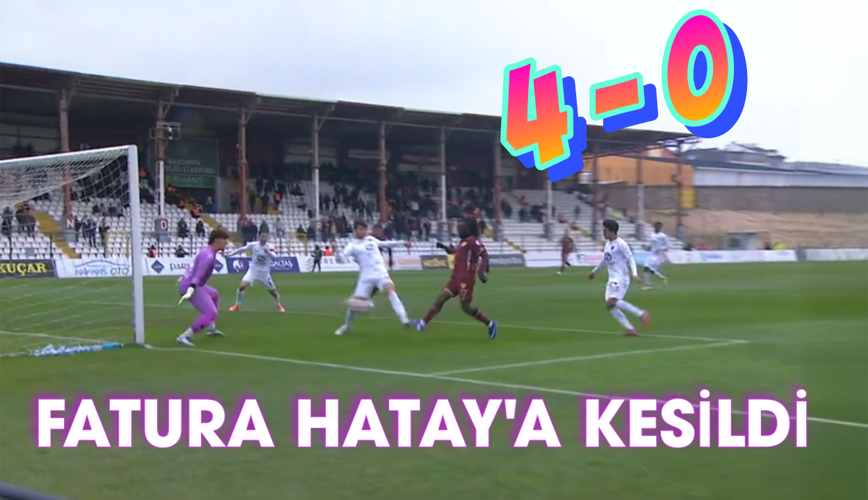 Taraftar Coştu, Bandırmaspor Şov Yaptı: 4-0