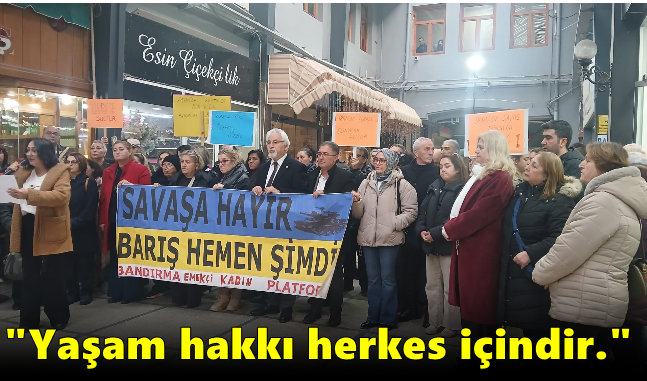 Bandırma Emekçi Kadın Platformu Bileşenleri : “Yıkımı değil yaşamı savunuyoruz.”