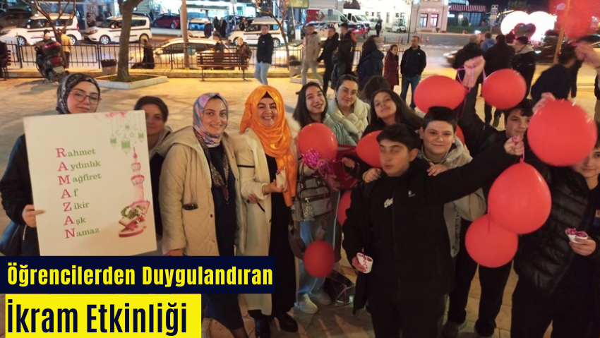 Fatma Ana Kız Öğrencilerinden Anlamlı İkram