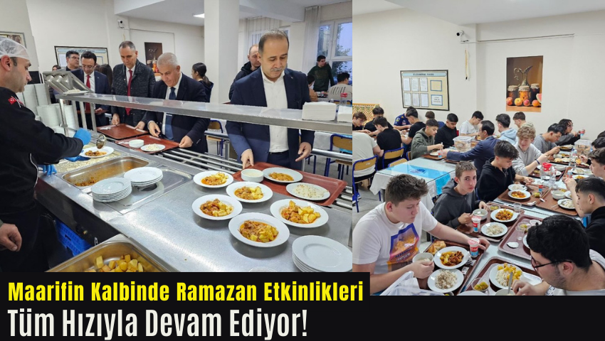 Kaymakam Engin Aksakal Öğrencilerle İftar Sofrasında