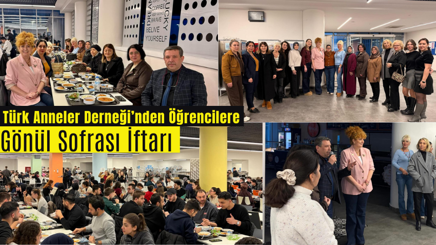 Türk Anneler Derneği Bandırma Şubesi’nden Gençlerle Anlamlı İftar Buluşması