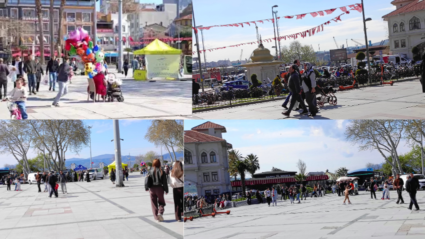 Bandırma’da Hava Sıcaklıklarının Artmasıyla Vatandaşlar Sahile Akın Etti
