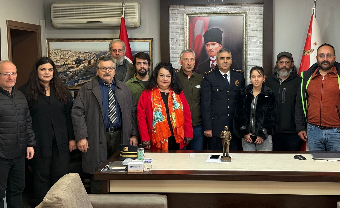 Bandırmalı Gazetecilerden Emniyet Müdürü Mesut Demirdaş’a Kutlama Ziyareti