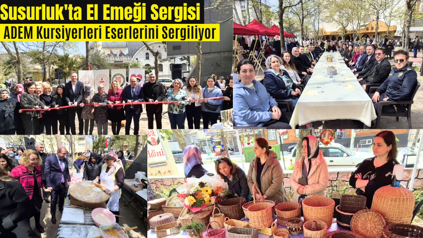 Susurluk ADEM Kursiyerlerinden El Emeği Sergisi