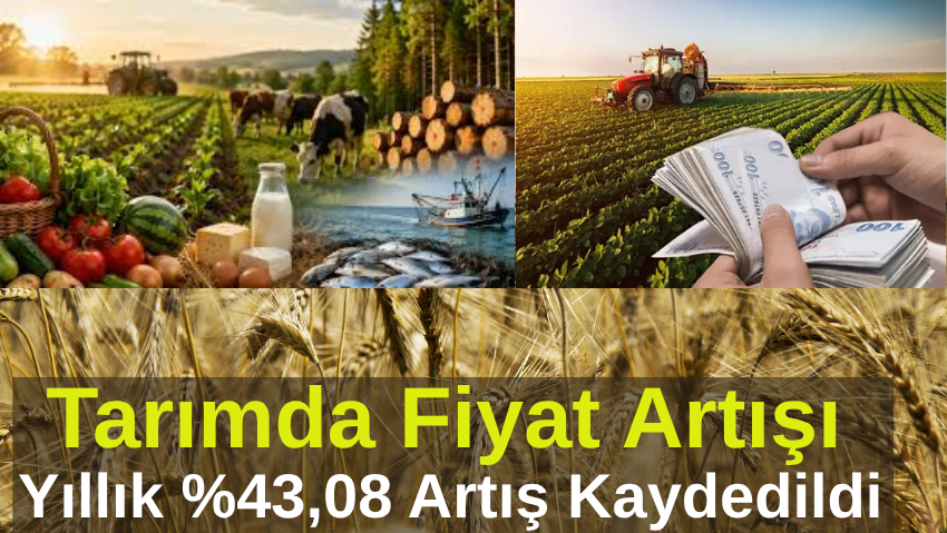 Tarım Ürünleri Üretici Fiyat Endeksi Arttı