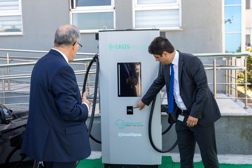 BANÜ Yerleşkesine Elektrikli Araç Şarj İstasyonu