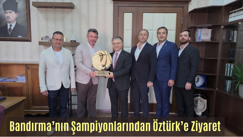 Şampiyonluk Kupasıyla Kaymakam Recep Öztürk’e Ziyaret