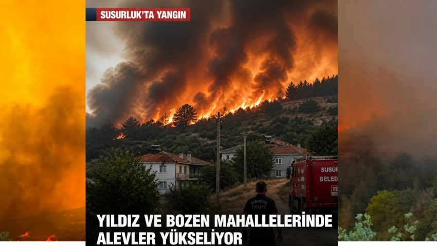Susurluk’ta Orman Yangınına Müdahale Sürüyor