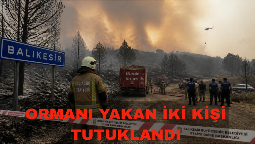 Balıkesir Gömeç’te Orman Yangını Büyük Ölçüde Kontrol Altında