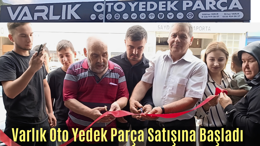 Bandırma’da Varlık Oto Yedek Parça Hizmete Açıldı