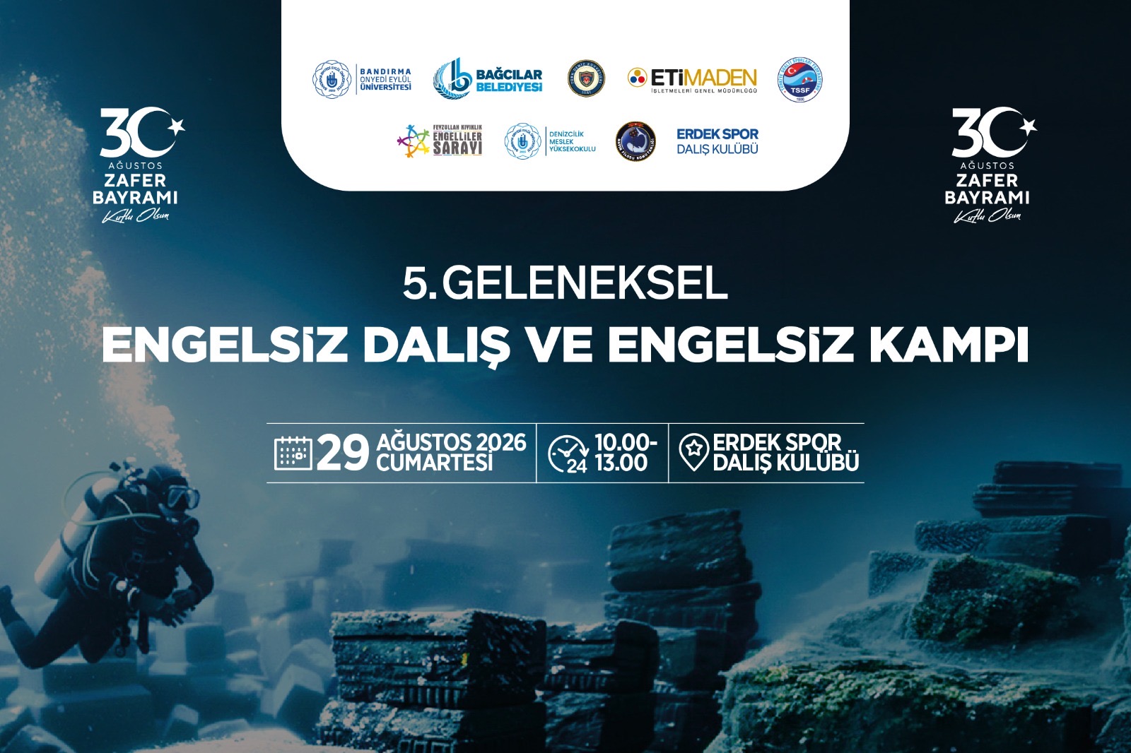 Erdek’te Engelsiz Dalış Heyecanı
