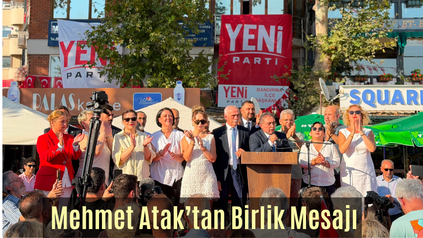 Yeni Parti Bandırma İlçe Başkanlığı Açıldı: “Birlik ve Dayanışmayla Yola Çıkıyoruz”