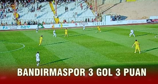 Bandırmaspor 3 – İstanbulspor 0