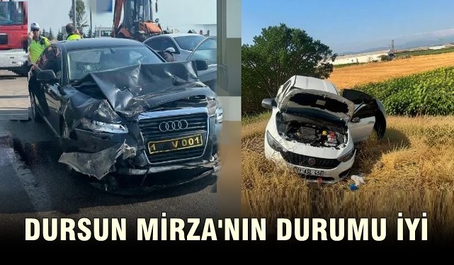 Başkan Dursun Mirza Kaza Geçirdi.
