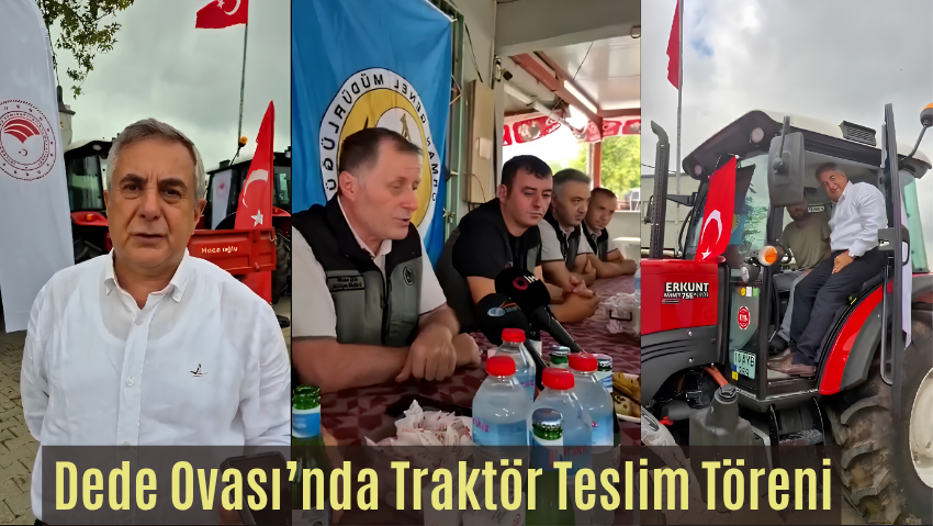 ORKÖY Kapsamında Dede Ovası’na Traktör Desteği