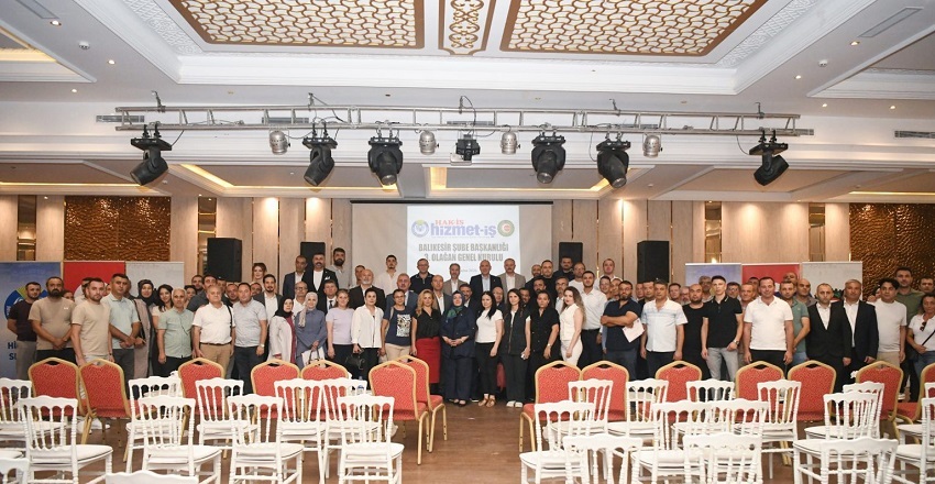 HİZMET-İŞ Balıkesir’de Güven Tazeledi :Savaş Dal Yeniden Başkan