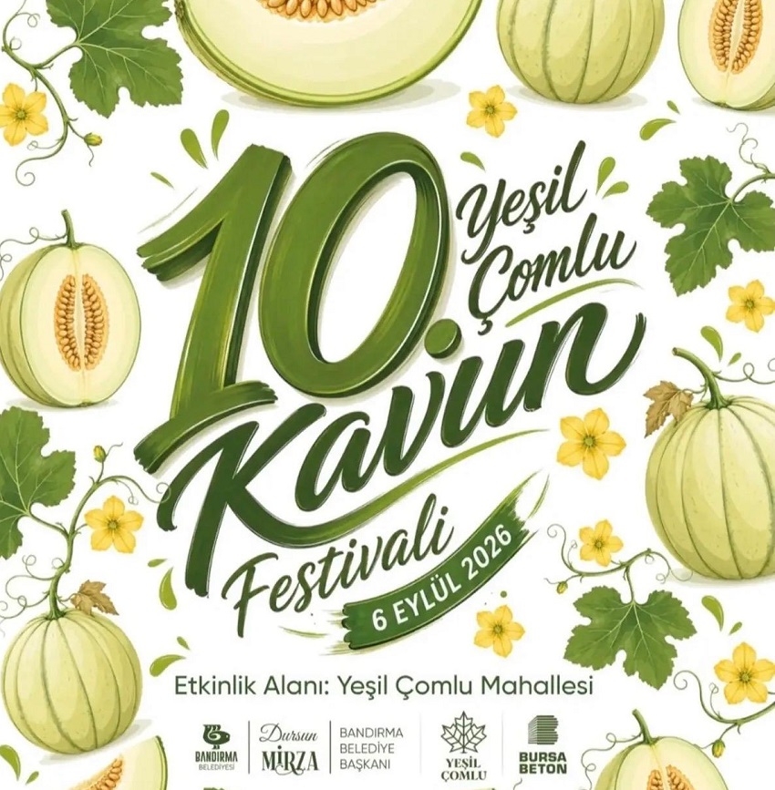 10 Yıllık Lezzet Mirası: Yeşil Çomlu Kavun Festivali Başlıyor