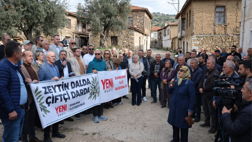 Yeni Parti’den Edincik’te Zeytin Üreticisine Destek: “Zeytin Dalda, Çiftçi Darda”