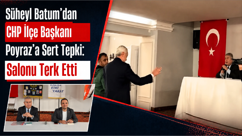 CHP İlçe Başkanı Salonu Neden Terketti?