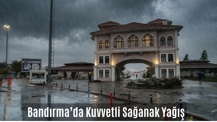 Balıkesir Genelinde Kuvvetli Gök Gürültülü Sağanak Yağış Bekleniyor