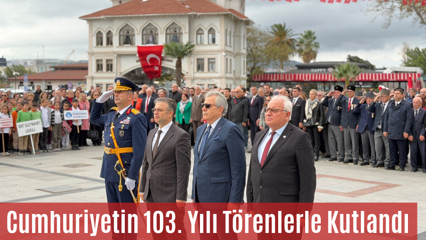 Bandırma’da Cumhuriyetin 103. Yılı Törenlerle Kutlandı