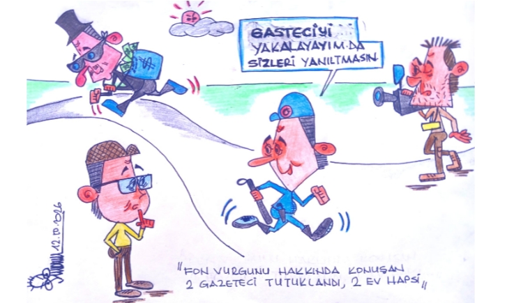 Gazeteci Yakalamak ! / Sinan Beyhan çizdi