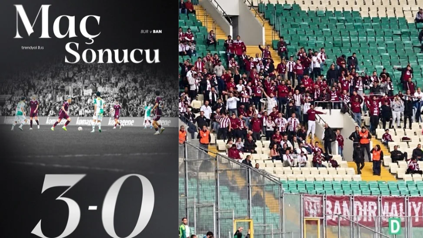 Bursaspor’dan Bandırmaspor’a 3 Gollü Darbe