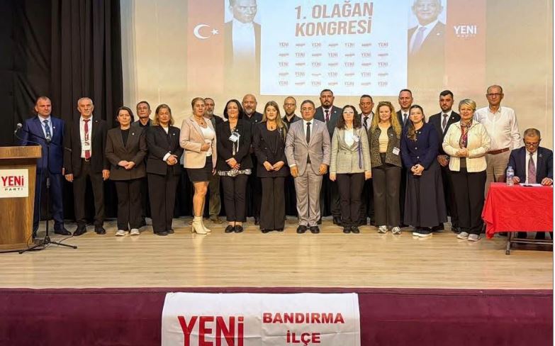 Yeni Parti Bandırma 1.Olağan Kongresi Gerçekleştirildi